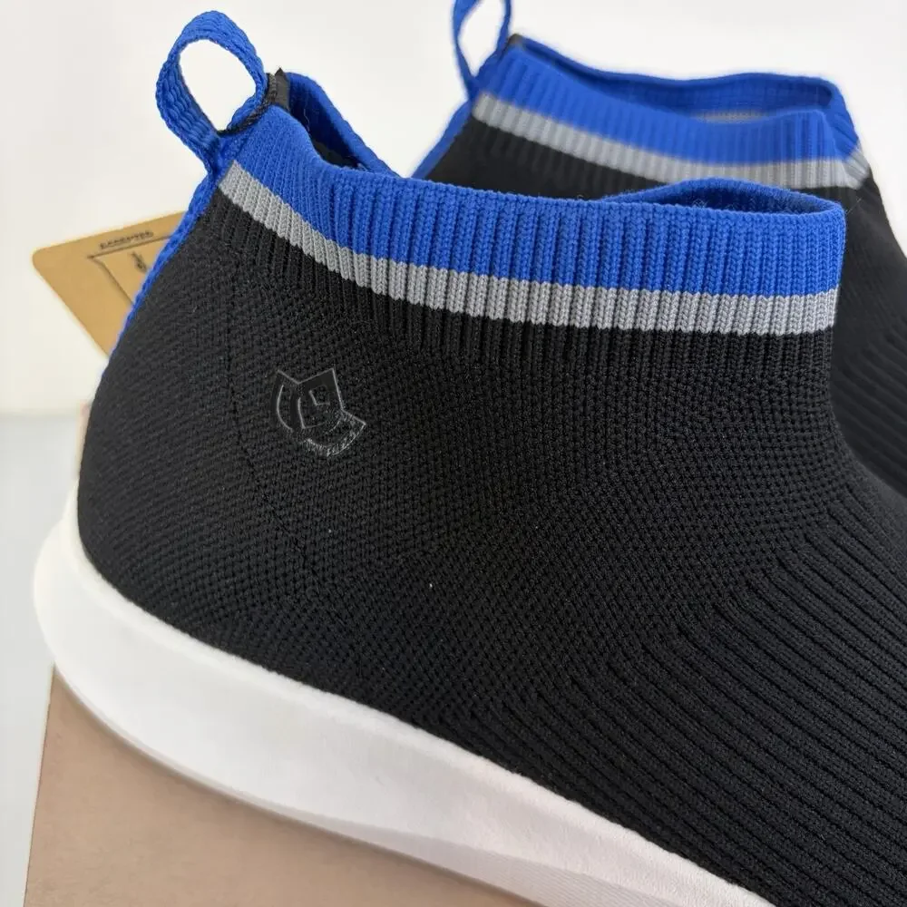 Spenco‎ Women's Pure Love Slip On Sneaker Size 9B Black Blue Comfort Cushion